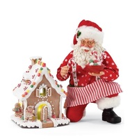 Possible Dreams Clothtique By Dept 56 Santa - Gingerbread House Kit