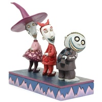 Jim Shore Disney Traditions - Nightmare Before Christmas Lock, Shock, & Barrel - Up to No Good