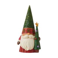 Jim Shore Heartwood Creek Christmas Gnomes - Gnome Holding Tree