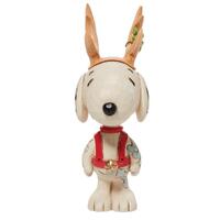 Peanuts by Jim Shore - Snoopy Reindeer Mini Figurine