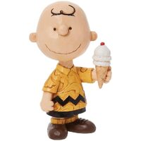 Peanuts by Jim Shore - Charlie Brown with Ice Cream Mini Figurine