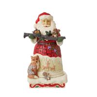 Jim Shore Heartwood Creek - Santa with Animals Statue