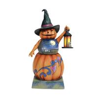 Jim Shore Heartwood Creek Halloween - Stacked Pumpkin Witch