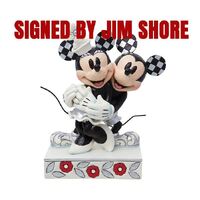 Jim Shore Disney Traditions D100 Special Edition Minnie and Mickey (Signed by Jim Shore)