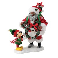 Possible Dreams Disney by Dept 56 Santa - Evergreen Friendship African American Santa