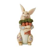 Jim Shore Heartwood Creek - Easter Bunny with Carrots Pint Sized Figurine