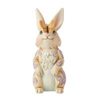 Jim Shore Heartwood Creek - Easter Bunny with Butterfly Mini Figurine