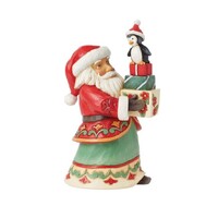 Jim Shore Heartwood Creek - Santa with Presents Pint Sized Figurine