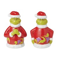 Dr Seuss The Grinch by Jim Shore - Grinch Naughty/Nice Salt & Pepper (Set of 2)