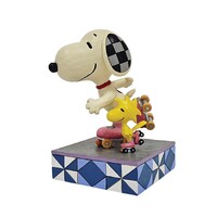 Peanuts by Jim Shore - Snoopy & Woodstock Roller Skating