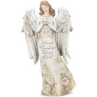 Joseph's Studio - Memorial Angel with Dove Garden Statue
