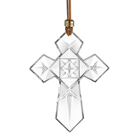 Waterford Crystal Annual Dated 2024 Cross Hanging Ornament