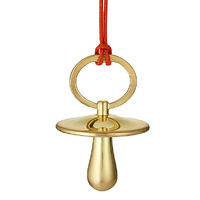 Waterford Golden Christmas Pacifier Hanging Ornament