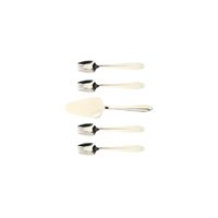 Splayd Cake Server And Splayd Stainless Steel Mirror Set of 5