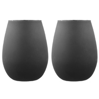 Tempa Aurora - Matte Black Glass Tumbler 2 Pack