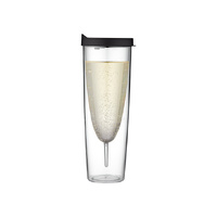 Porta Portables - Black Sparkle Champagne Tumbler