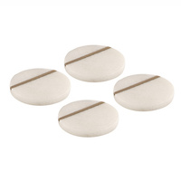 Tempa Emerson - White Coaster 4 Pack