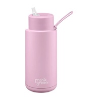 Frank Green Reusable Bottle - Ceramic 1L Lilac Haze Straw Lid