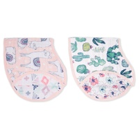 aden & anais Classic Burpy Bibs 2 Pack - Trail Blooms