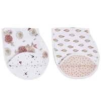 aden & anais Classic Burpy Bibs 2 Pack - Dahlias