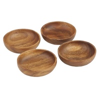 Davis & Waddell Taste Acacia Wood Round Bowl - Set Of 4