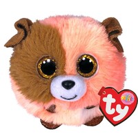 Beanie Boos Puffies - Mandarin the Orange and Brown Dog