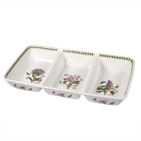 Portmeirion Botanic Garden - Divided Serving Dish - 42cm Mixed Motifs