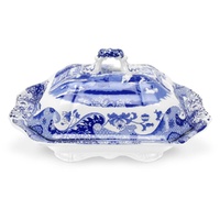 Spode Blue Italian - Covered Vegetable Dish