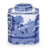 Spode Blue Italian - Tea Caddy