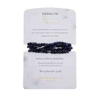 Bramble Bay Collections - Natural Stone Peace Wrap Bracelet