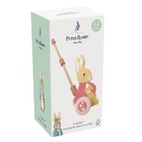 Beatrix Potter Peter Rabbit Flopsy Wooden Push Along