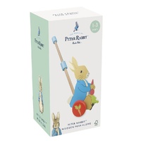 Beatrix Potter Peter Rabbit Wooden Push Along