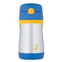 Thermos Foogo Drink Bottle with Straw 290ml Blue