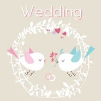 Greeting Card - Wedding Birds