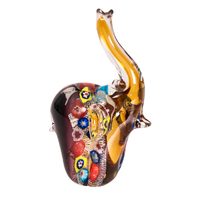 Zibo Glass Ornament - Elephant