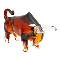 Zibo Glass Ornament - Bull