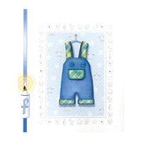 Christening Keepsake Card - Boy