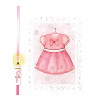 Christening Keepsake Card - Girl