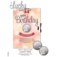 Lucky Coin Card - Happy Birthday