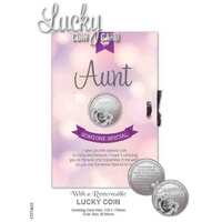 Lucky Coin Card - Aunt