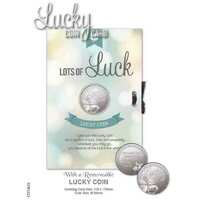 Lucky Coin Card - Lots of Luck
