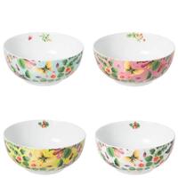 Designers Guild Ikebana Damask - Cereal Bowls (Set of 4)