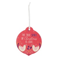 Splosh Christmas Hanging Keepsake - True Spirit