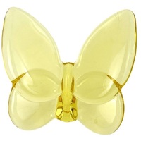 Zibo Glass Ornament - Butterfly Yellow