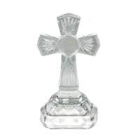 Glass Cut Standing Cross