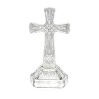 Glass Cut Standing Cross