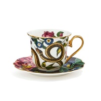 Spode Creatures Of Curiosity - Teacup & Saucer - Animal Print