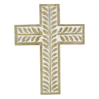 Coast To Coast Home - Décor Cross Vine Wood 20X26cm