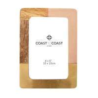 Coast To Coast Home - Photo Frame Lavi Wood & Resin 4x6"