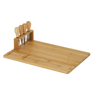 Casa Regalo Kitchen - Bayou Bamboo Board With Knives